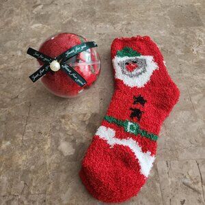 Women's "Just For You" Fluffy Christmas Socks